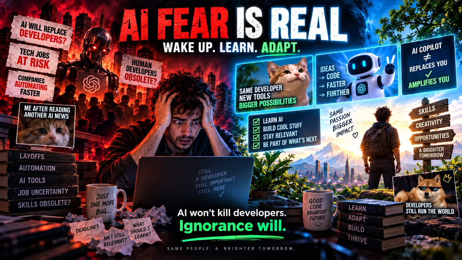 AI Fear Is Real, But So Is the Opportunity: How to Stay Relevant in the AI Economy